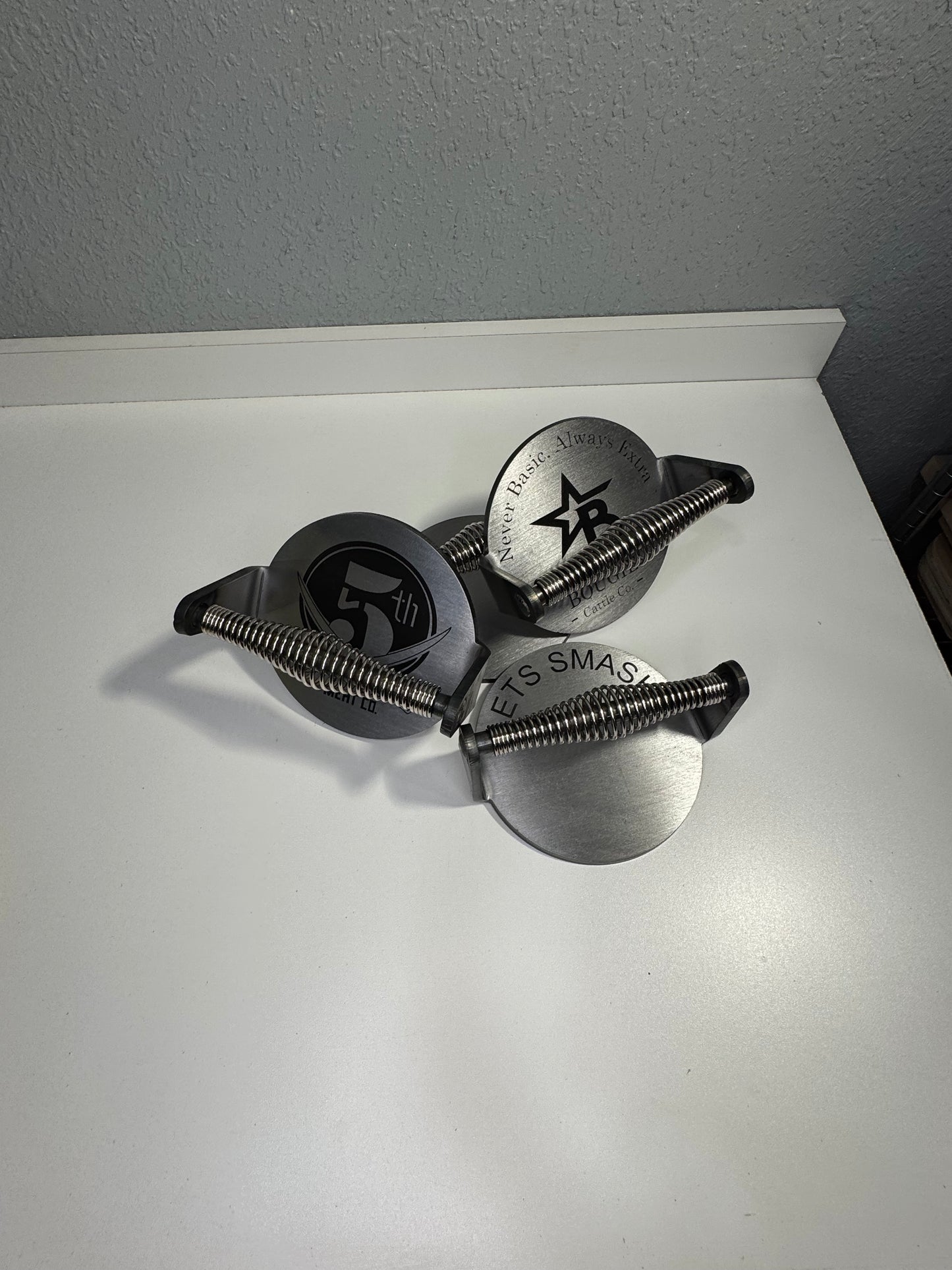 Burger Smasher – 0.25" Thick Plate for Perfect Patties