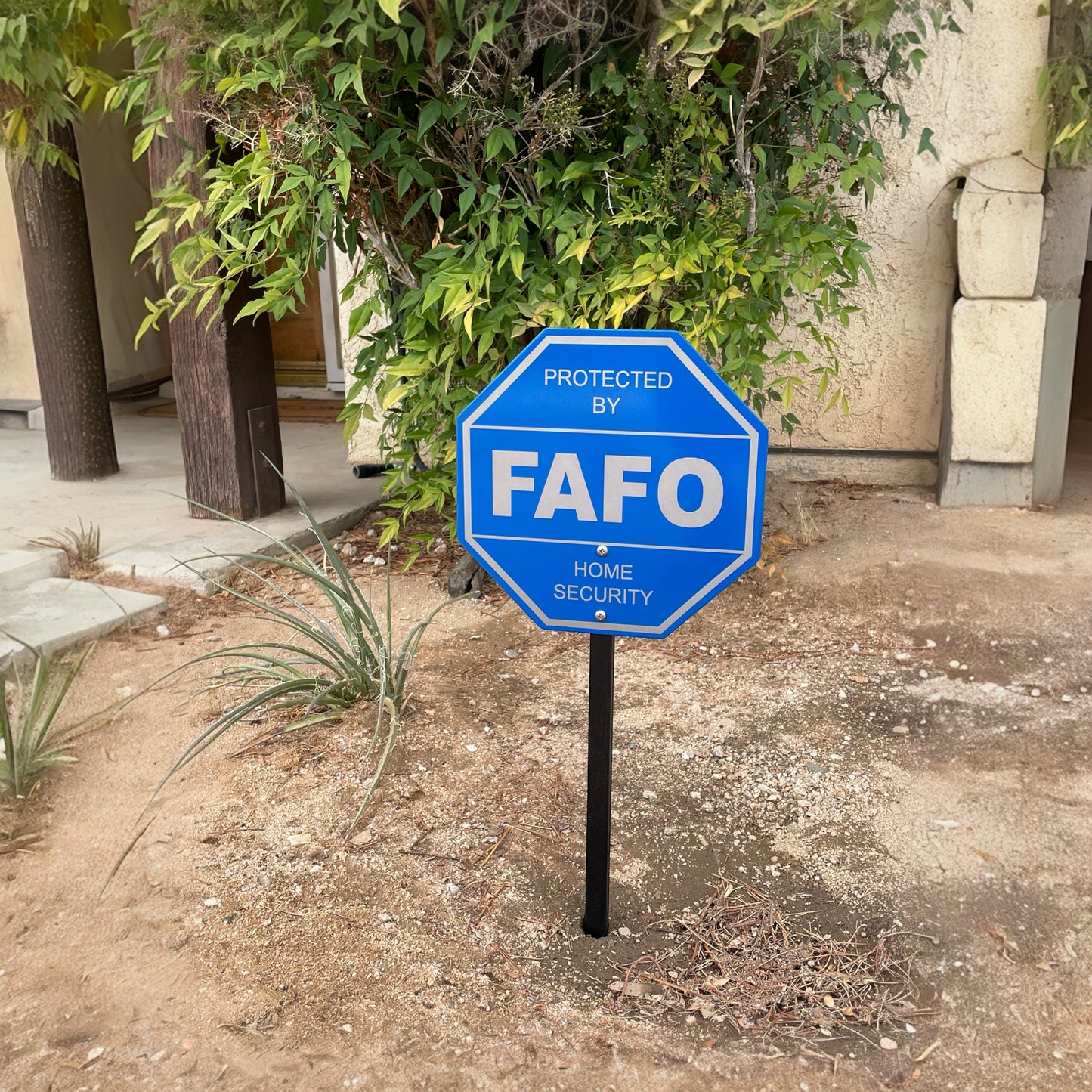 FAFO Home Security Yard Sign