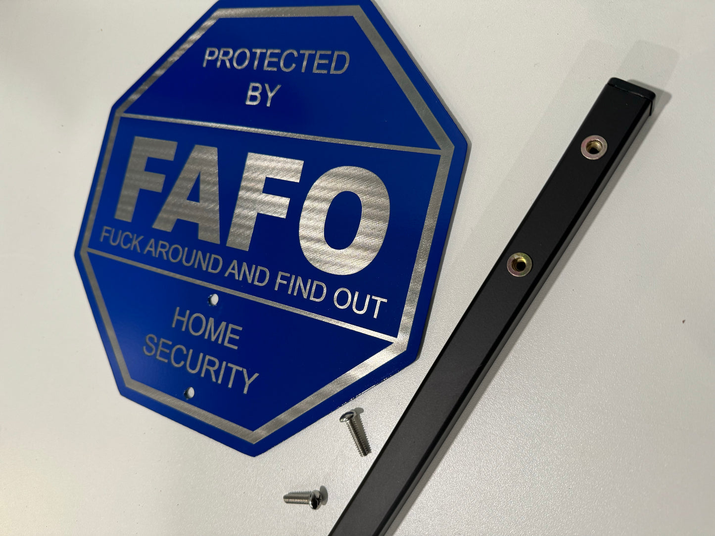 FAFO Home Security Yard Sign