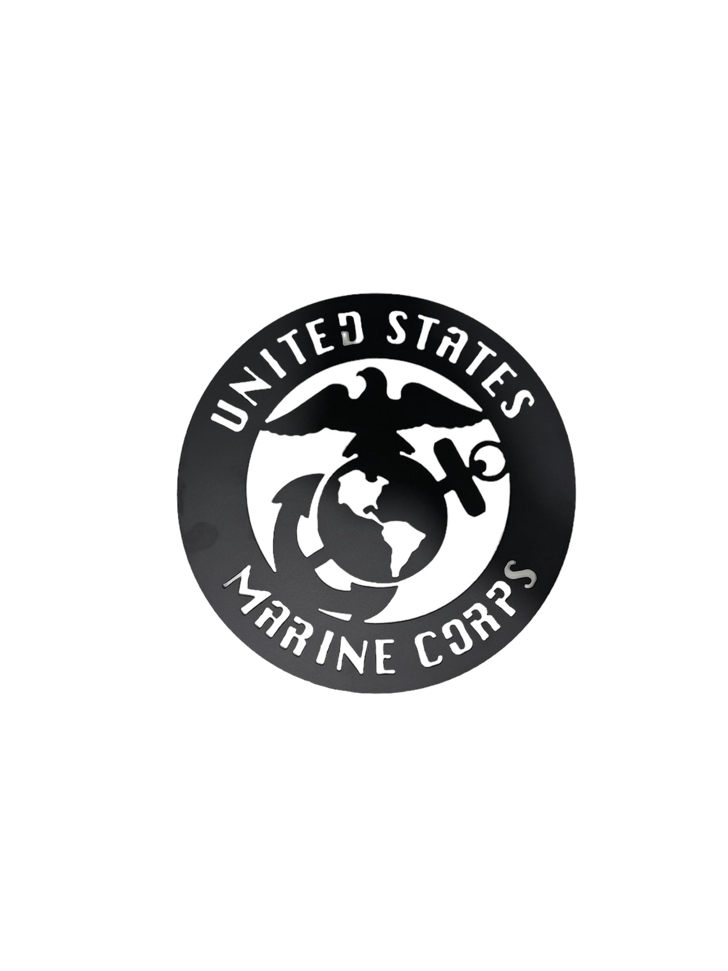 USMC Veteran Sign - US Marine Corps Metal Sign - Wall Art