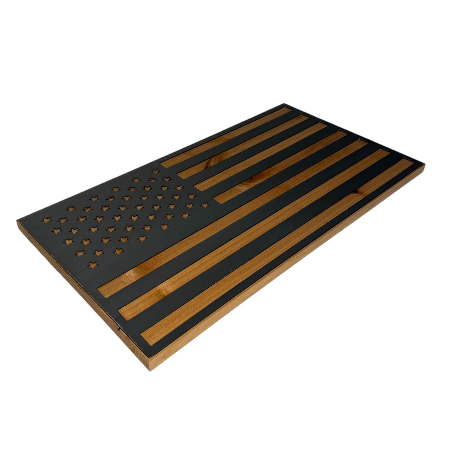 Metal American Flag Wooden US Flag Wall Art