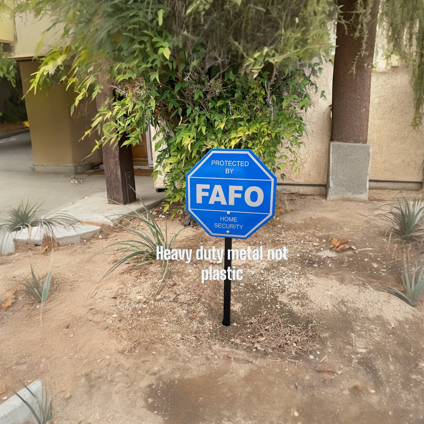 FAFO Home Security Yard Sign