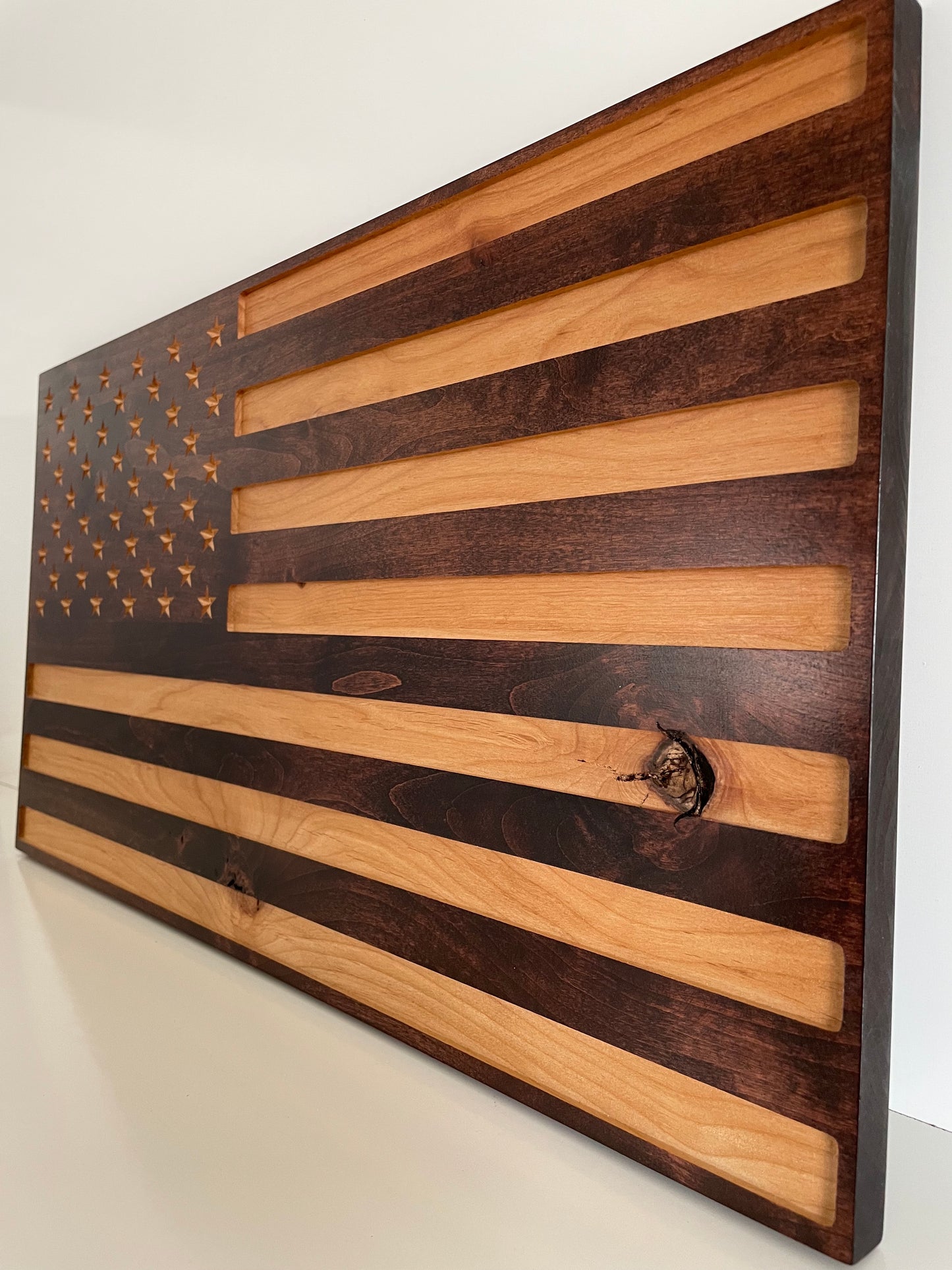 Wooden American Flag