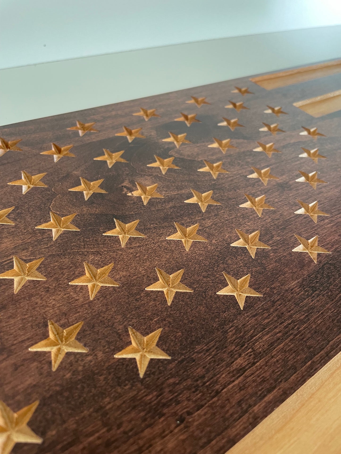 Wooden American Flag